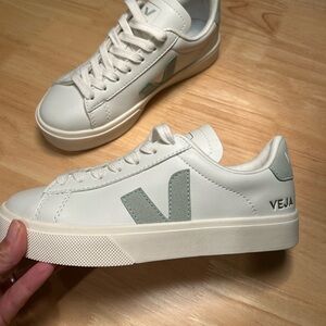 Veja White Sneakers Minimalist Design
